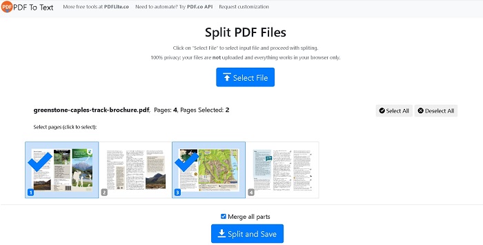 Split PDF Files