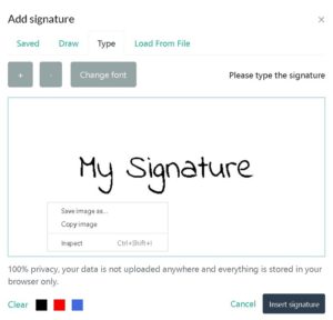 pdf signature problem