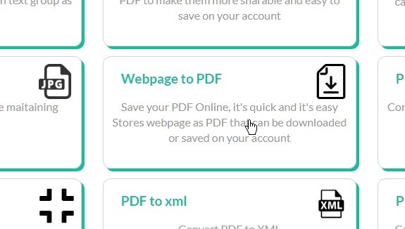how to make a web page to pdf