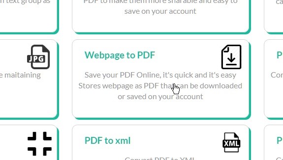 how to make pdf from web page