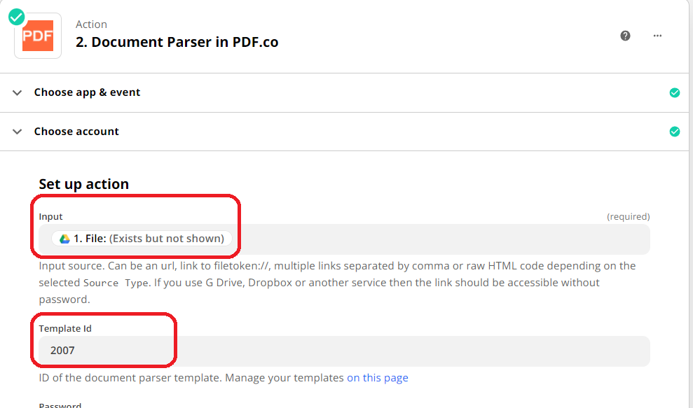 Document Parser Configuration