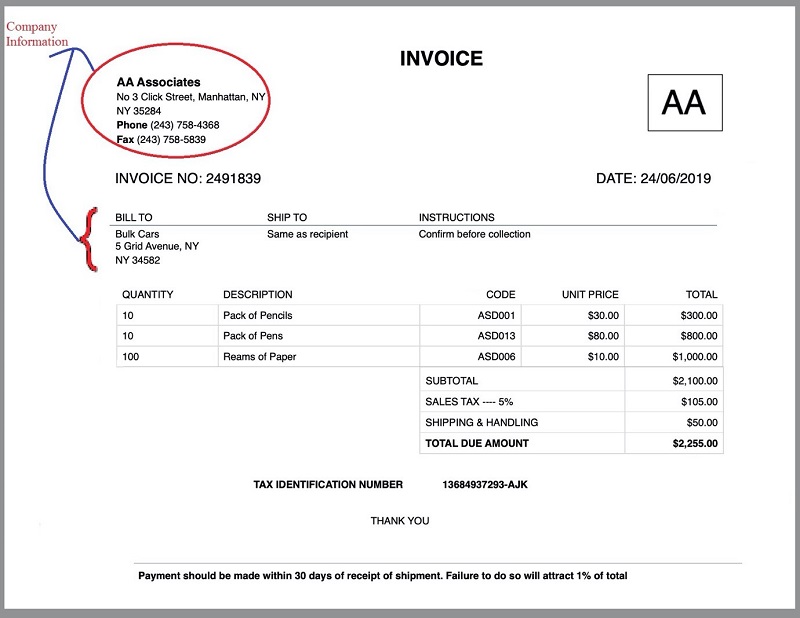 make invoices