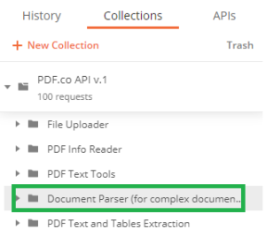 How To Use Document Parser With PDF.co API And Postman? - PDF.co