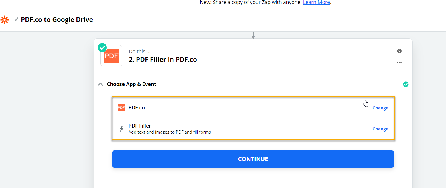 How To Upload File To Google Drive With Pdf Co Using Zapier Pdf Co