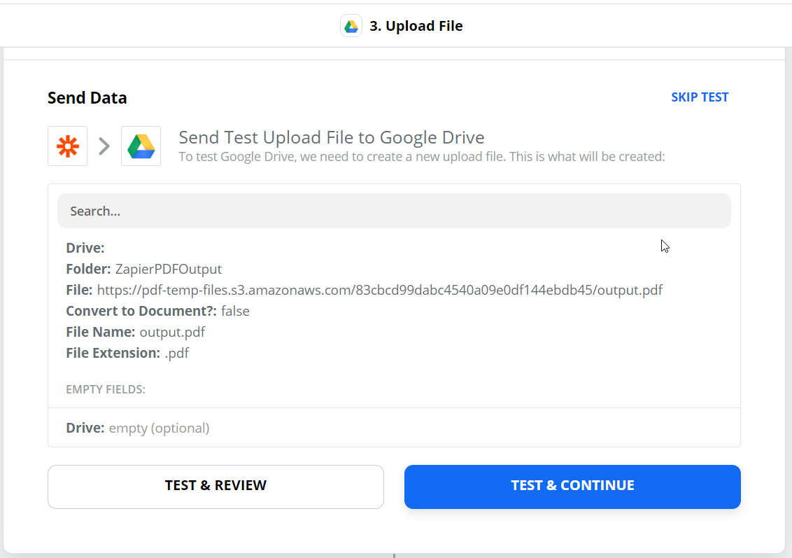 upload file secure google