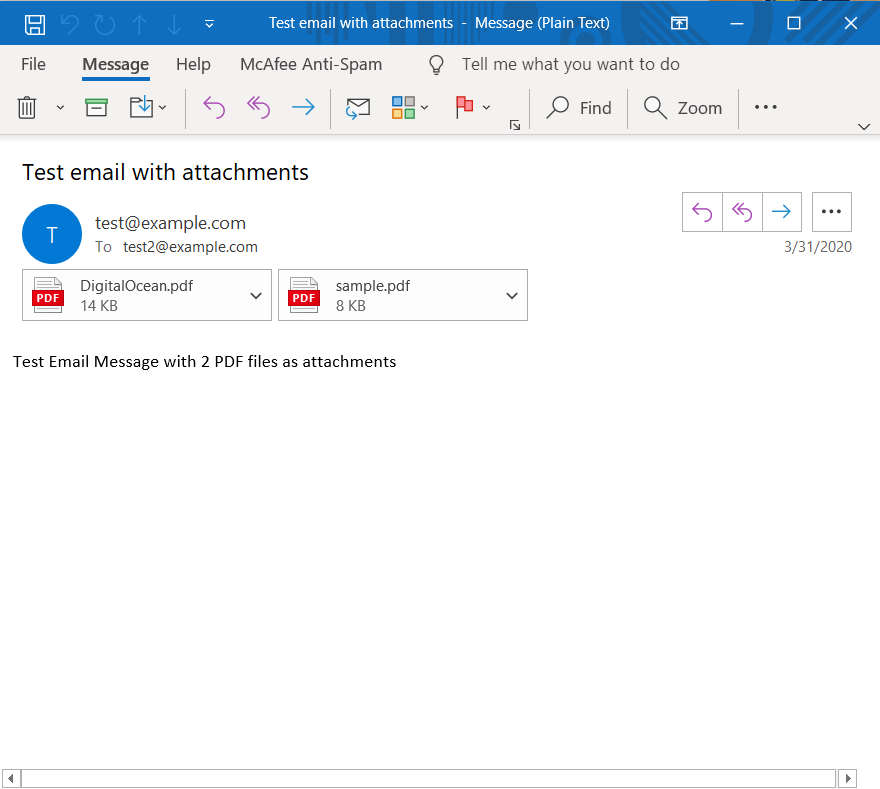 convert outlook email to pdf with attachments