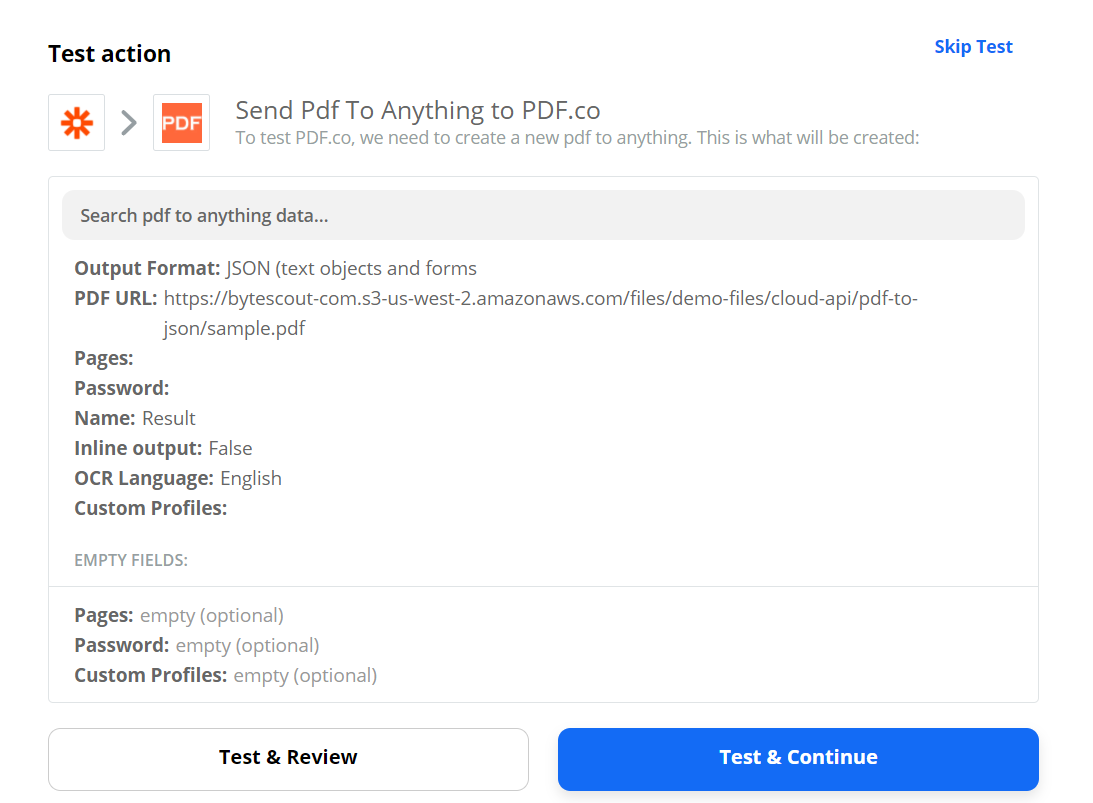 Send PDF To Anything Converter Data To Test And Review