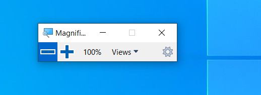 Win Key + + (Plus) :