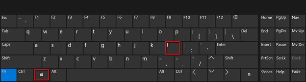 Shortcut  Win Key + L