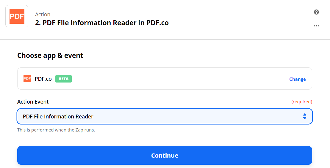 PDF File Information Reader In PDF.co