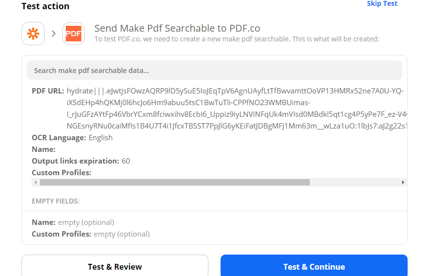 Send Make PDF Searchable To PDF.co