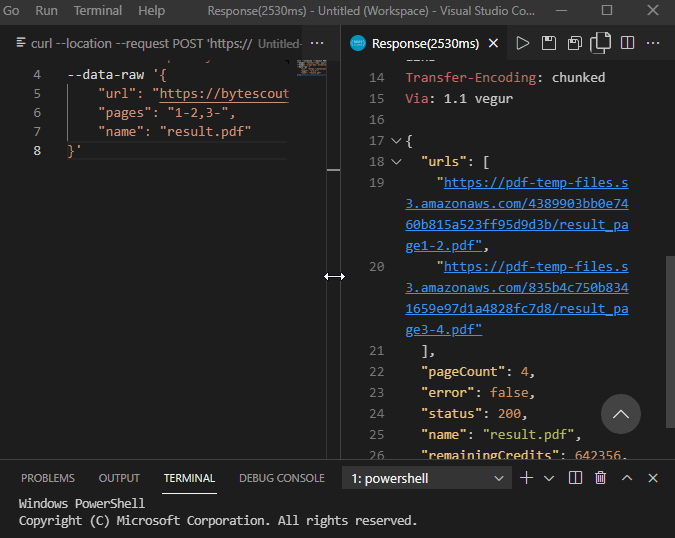 PDF Splitter By Page In Action