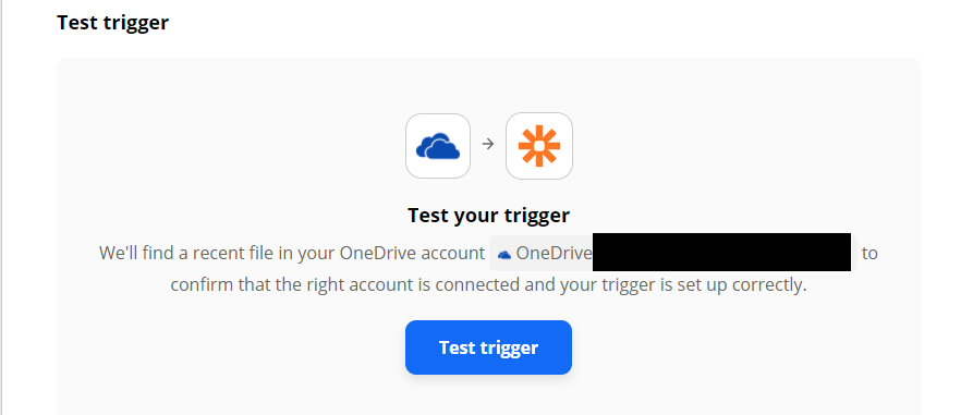 OneDrive New File Test Trigger