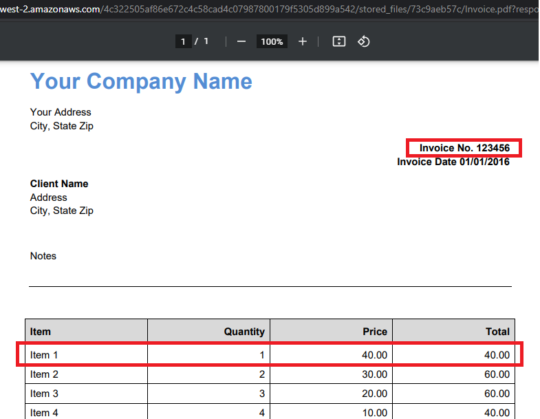 quickbooks invoice template excel