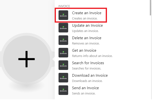 Use The Quickbooks Module To Create Invoice