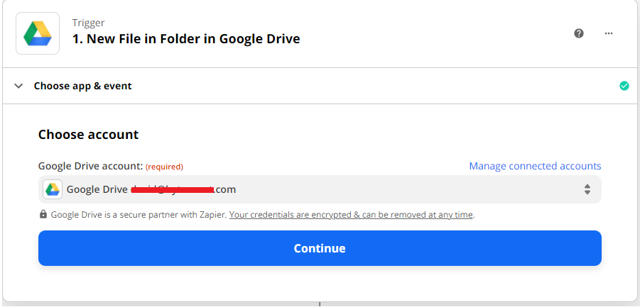 Google Drive Account