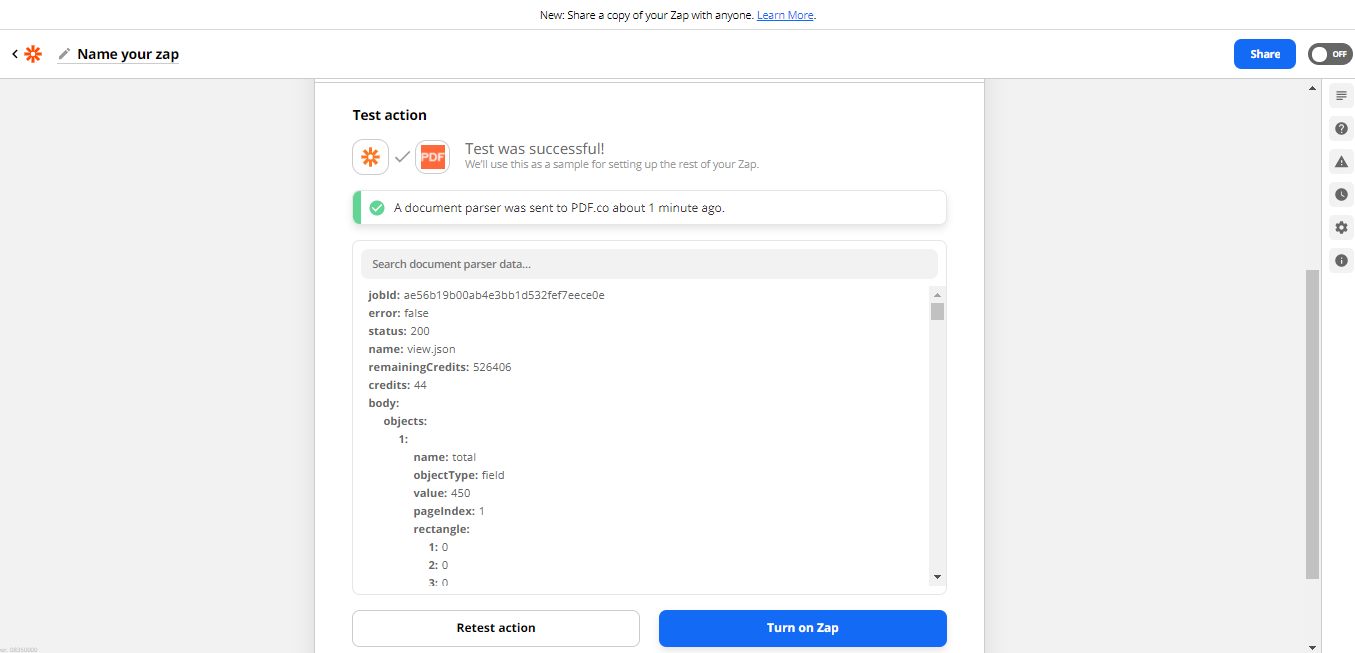 Test Result