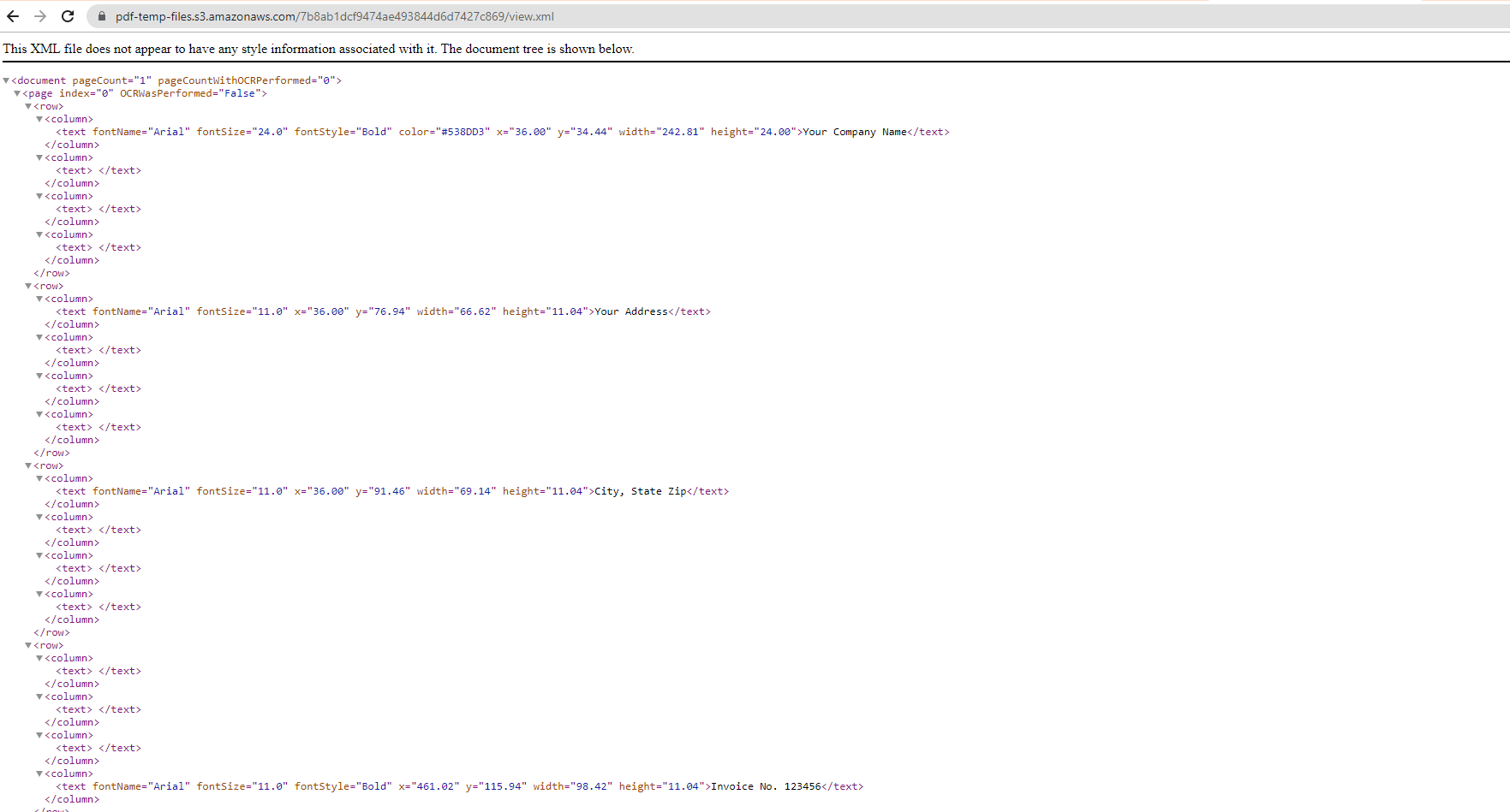 Source File Output