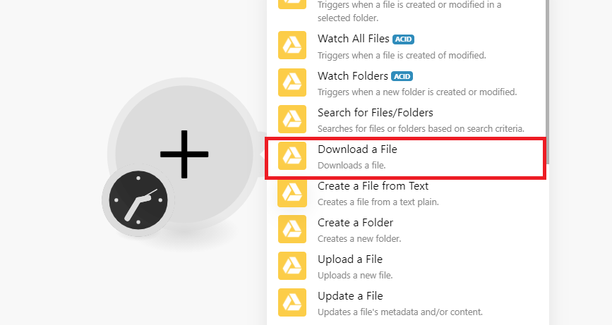 Select Download A File Module
