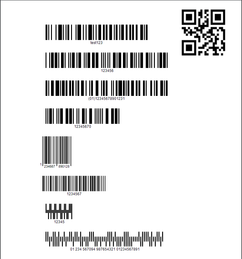 Sample Barcode PDF