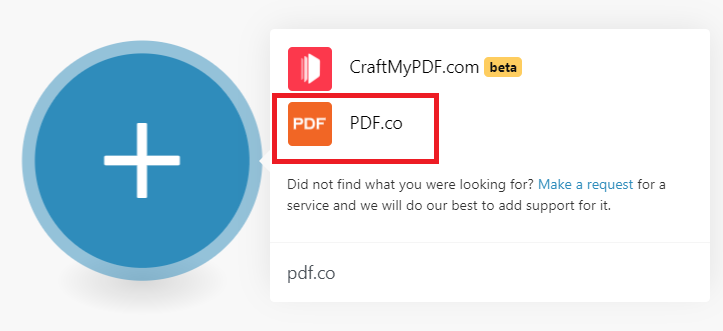 Select PDF.co App