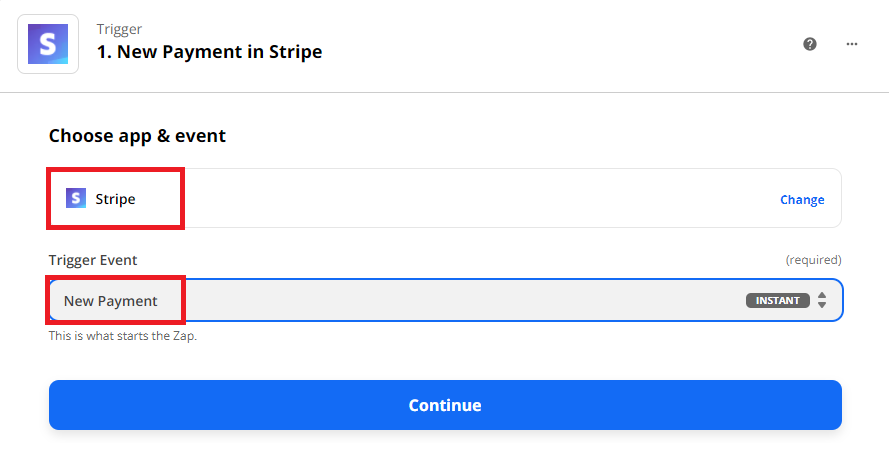 Use The New Payment As Stripe Trigger