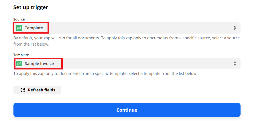 Set Up Document Completed Trigger