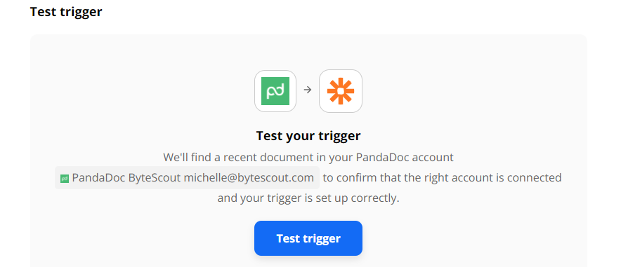 Test Document Completed Trigger