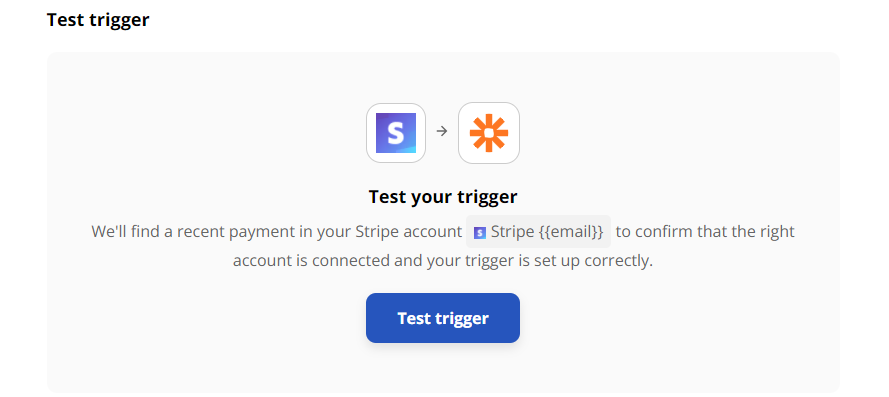 Test New Payment Trigger