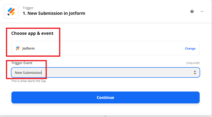 Jotform App and New Submission