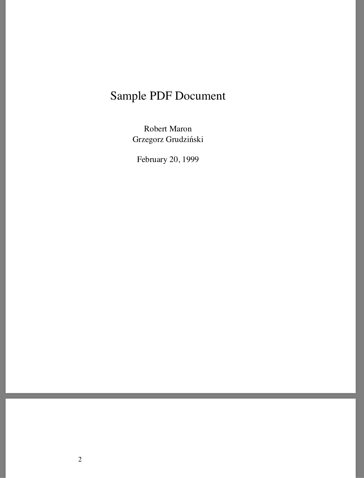 Sample PDF Document