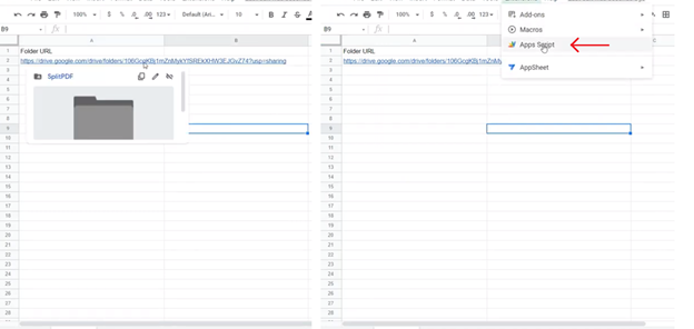 split PDF in a Google Drive folder - image 1