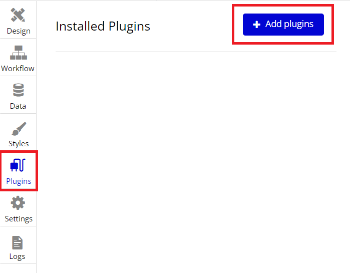 Click Add Plugins