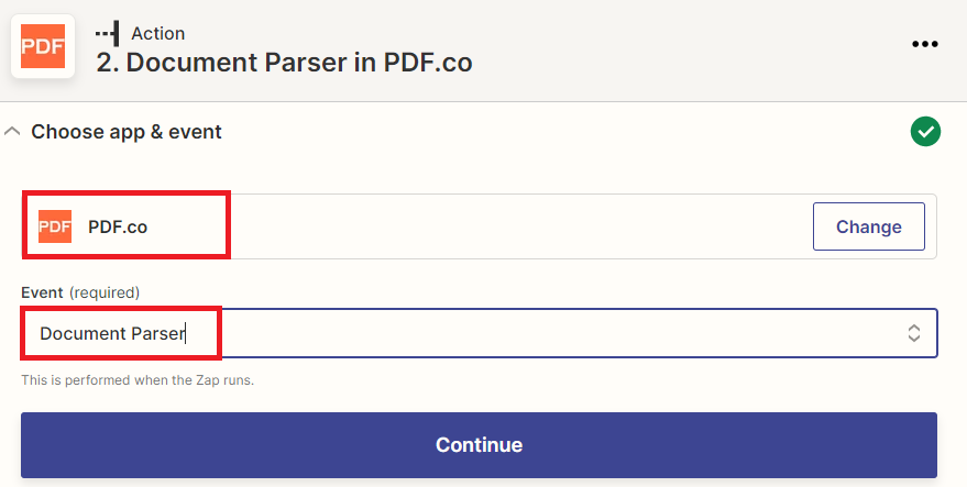 Add PDF.co Document Parser