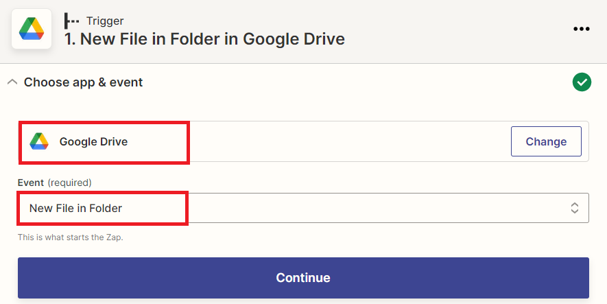 Google Drive New File In Folder Trigger