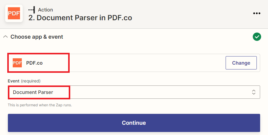 Add PDF.co Document Parser