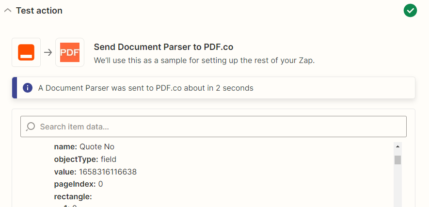 Document Parser Output