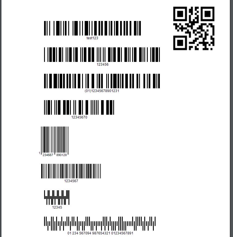 Input PDF Document for Bar Code Reading