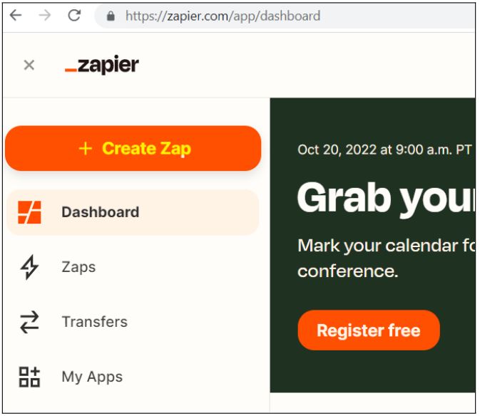 Creating a New Zap