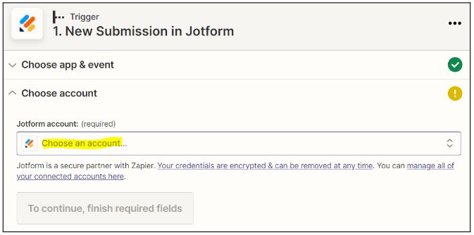 Submission via Jotform