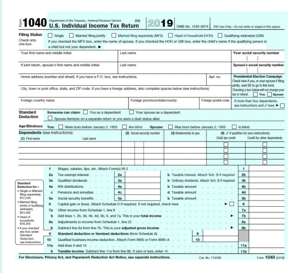 Screenshot of the Sample PDF Form