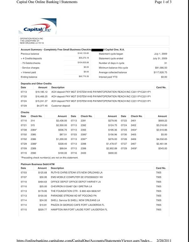 How to Extract Data from Capital One Bank Statements using PDF.co and