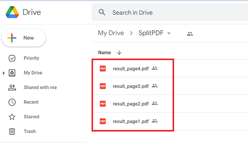 Check Google Drive Folder