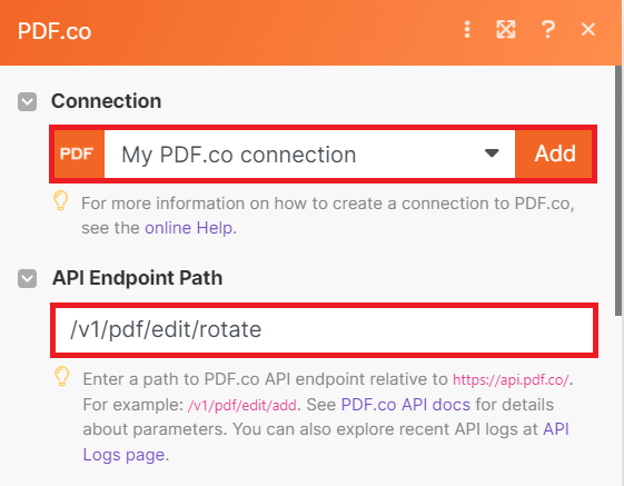 PDF.co API Endpoint