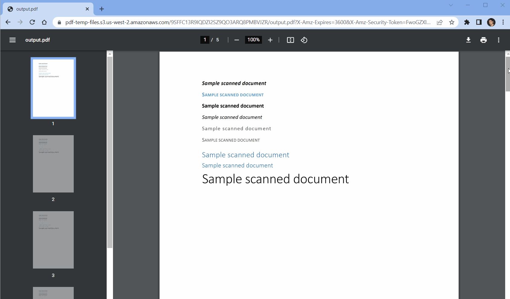 PDF Auto Rotate Pages Output