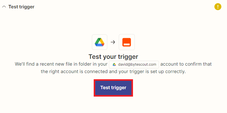 Test Trigger