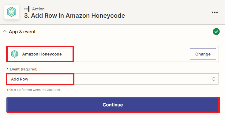 Add Honeycode App
