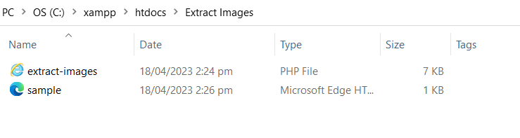 Save Files in Folder