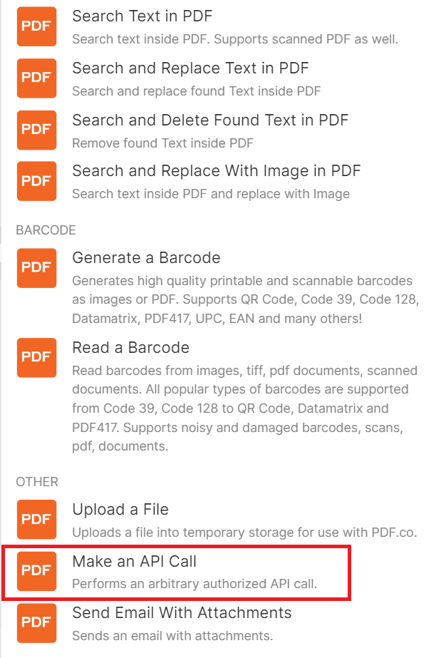 Add PDF.co App