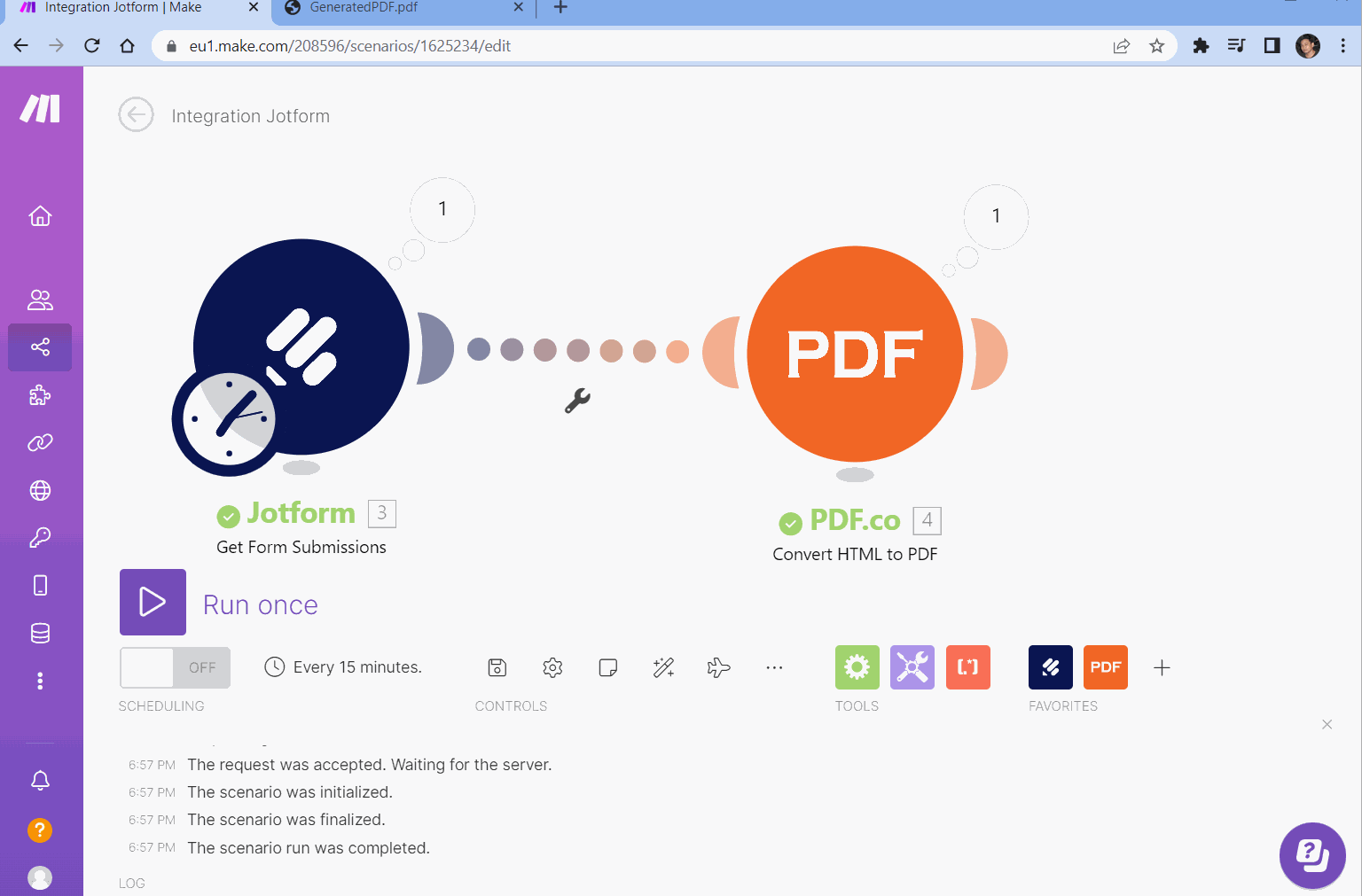 PDF.co HTML to PDF Workflow
